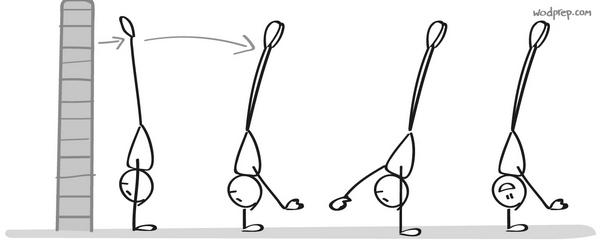 handstand walk crossfit progression étape 5